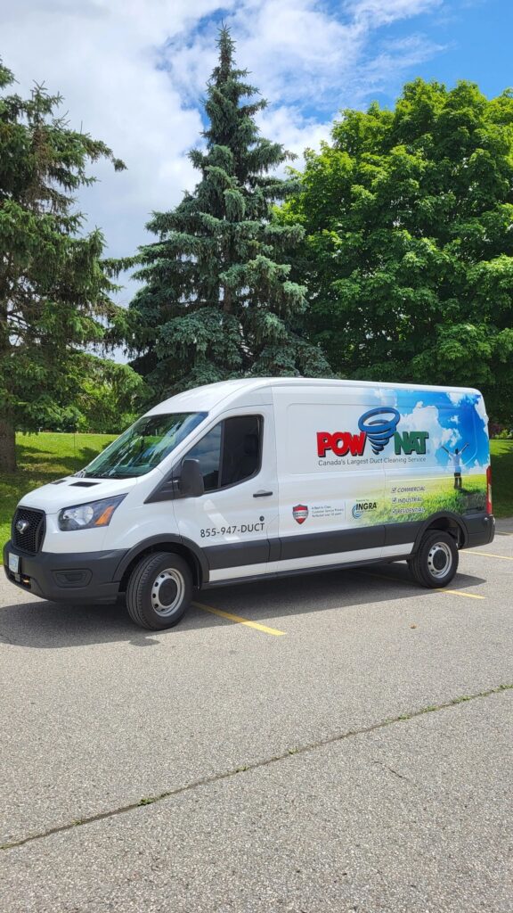 air duct cleaning van
